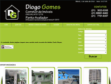 Tablet Screenshot of diogogomesimoveis.com.br
